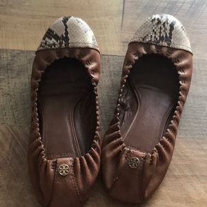 Tory Burch leather flats Sz 7.5